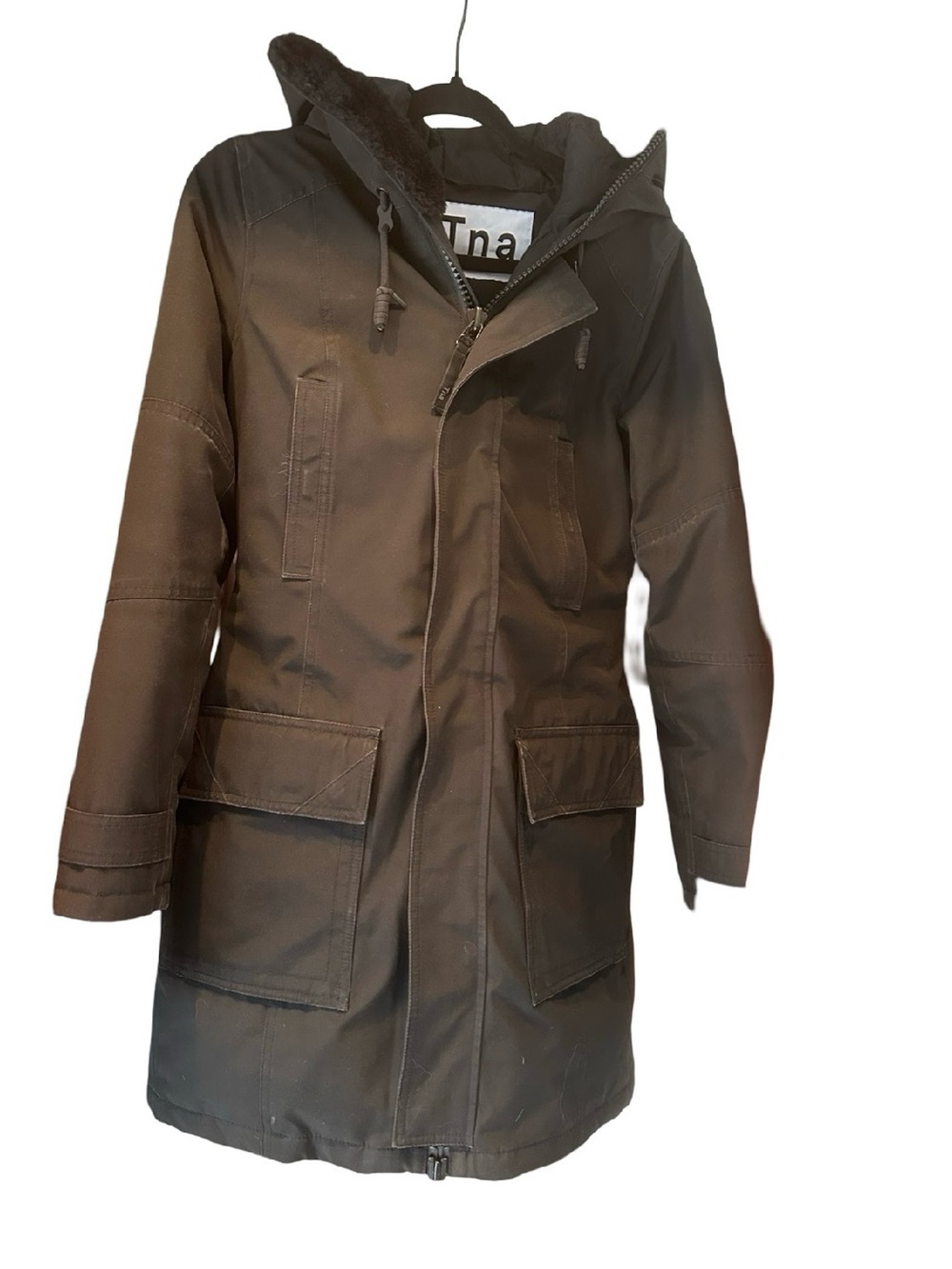 Aritzia TNA Bancroft Parka – Black – Size Small - Picture 7 of 7